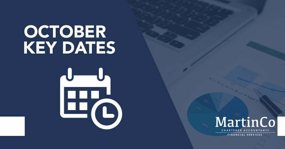 Key Taxation dates in October 2017