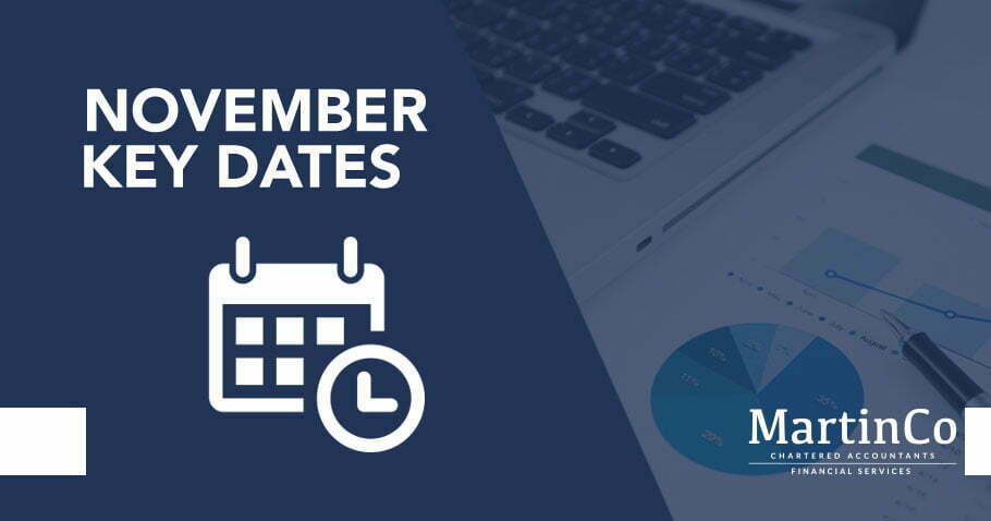 Key Taxation dates in November 2017